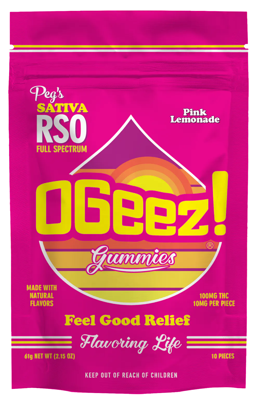 Product Peg's Pink Lemonade Sativa RSO - 100 mg