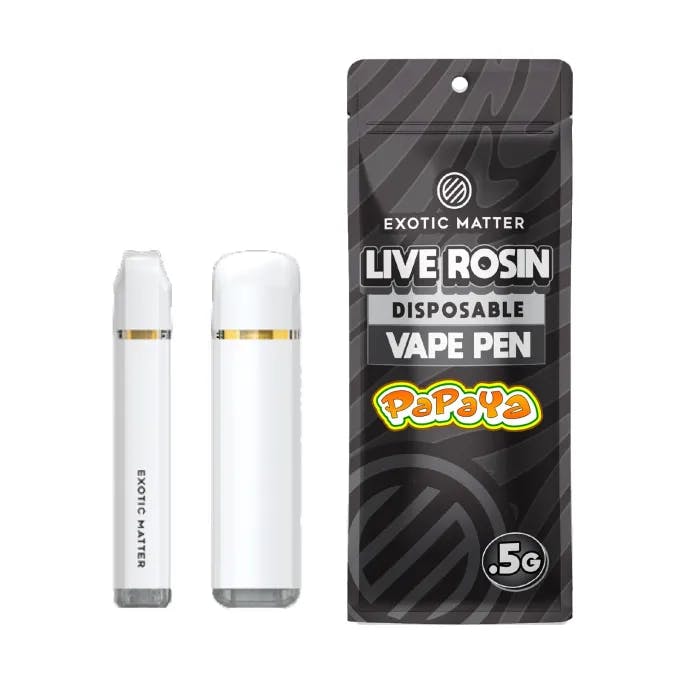 Exotic Matter - .5g Hash Rosin Disposable - Papaya