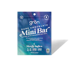 1:1 Dark Chocolate Mini Bar - Sleepy Indica - CBN/THC