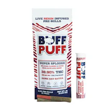 Buff Puff - 2 Pack Live Resin Infused .5g Prerolls - Super Sploosh