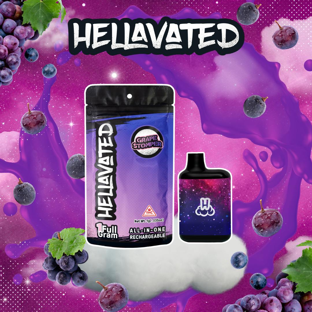 Hellavated Hellavated | Cloud Bar Disposable Vape | Mango Dragon | 1000mg -  Star Buds Cannabis Dispensaries Cannabis Dispensary in NY, MD, MS, IL, OK