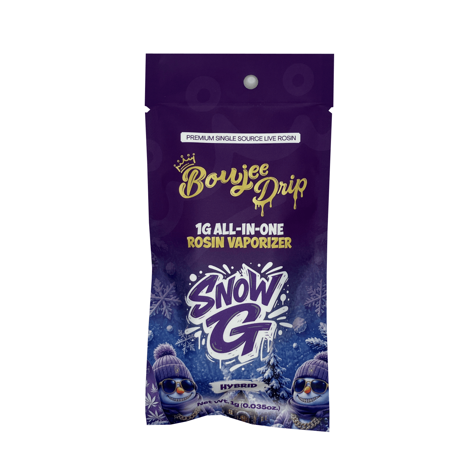 Boujee | Live Hash Rosin Disposable - 1g - Snow G