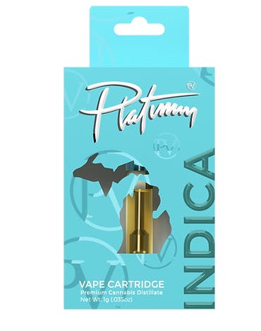 Product: Platinum Vape | Vape Cart - 1g - Sunset Sherbert (Indica)