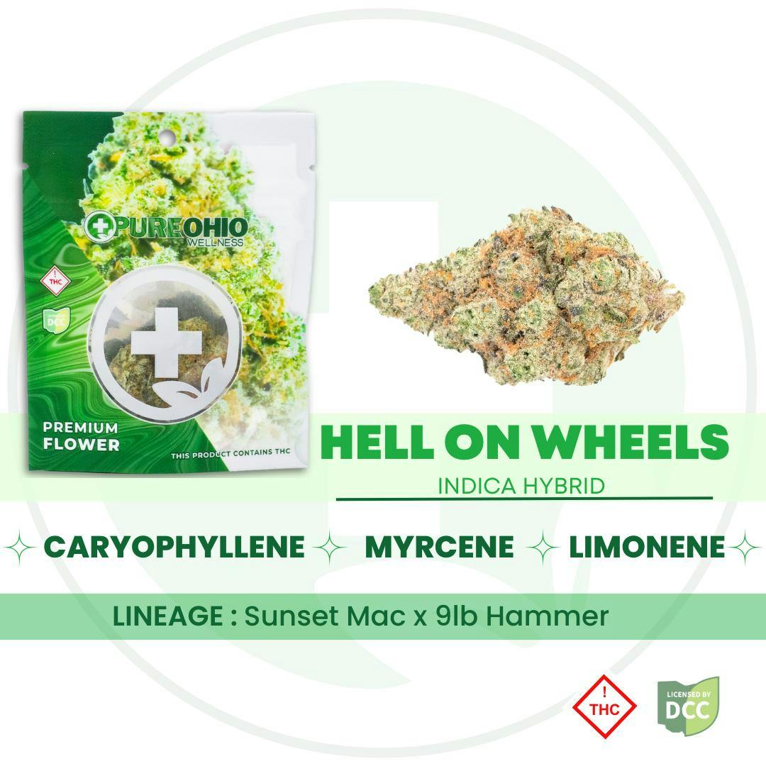 Pure Ohio Wellness: Hell On Wheels - 3.5g