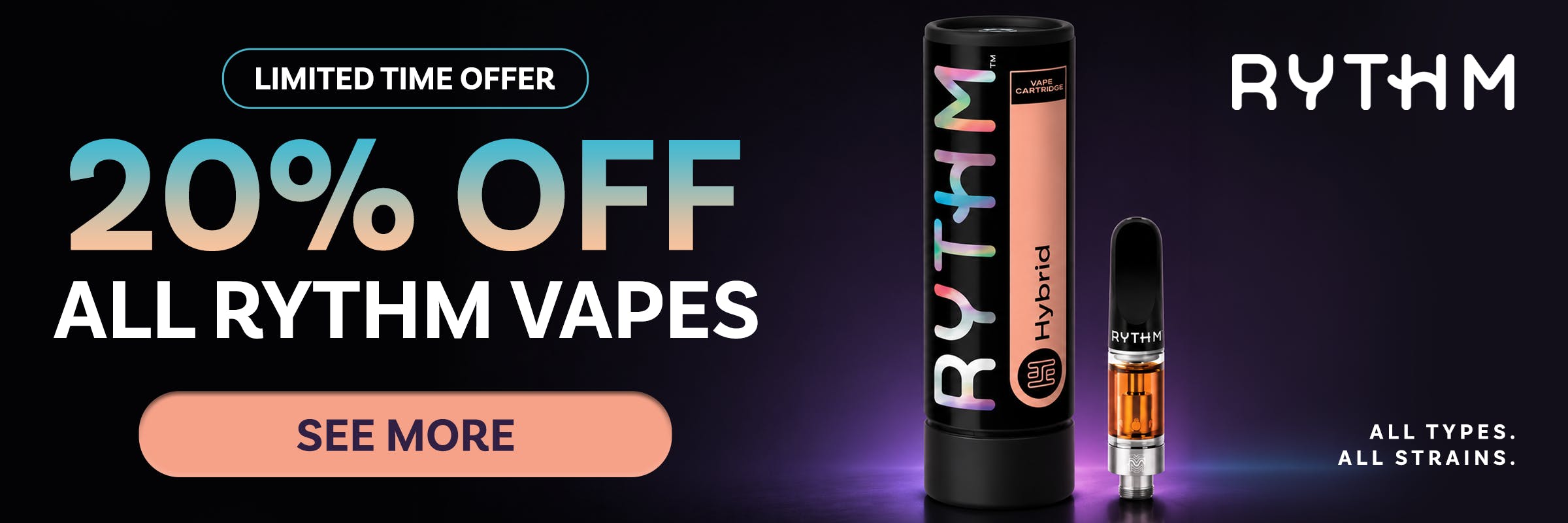 20% OFF Rythm Vapes
