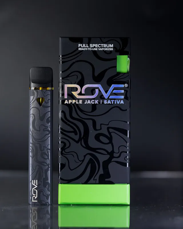Rove Disposable Live Resin Diamond Apple Jack 1g (sativa, live resin disposable)