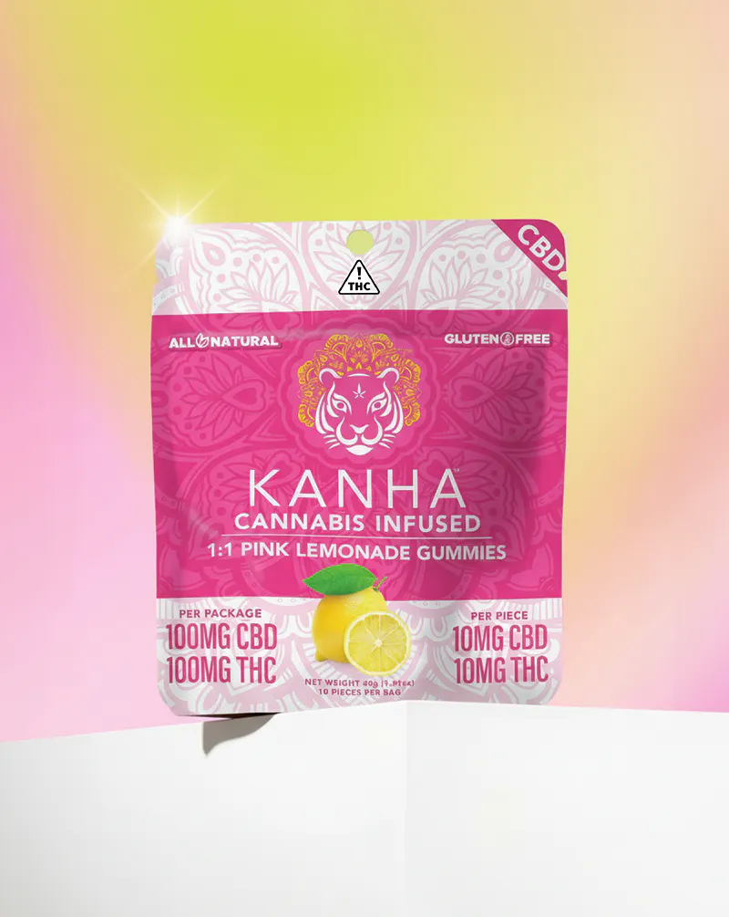 1:1 Pink Lemonade CBD Gummies 10-pack | Nevada Made Marijuana (Las