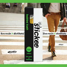 Stickee - 1g Live Resin Disposable - Bubba Kush