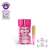 Jeeter - 5-Pack .5g Quad Infused Prerolls - Berry White - product image at King of Budz