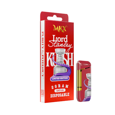 2g MKX Disposable *LIMITED EDITION* Detroit Sports - Lord Stanleys Kush - Sativa - DISPOSABLES by MKX Oil Co. at King of Budz