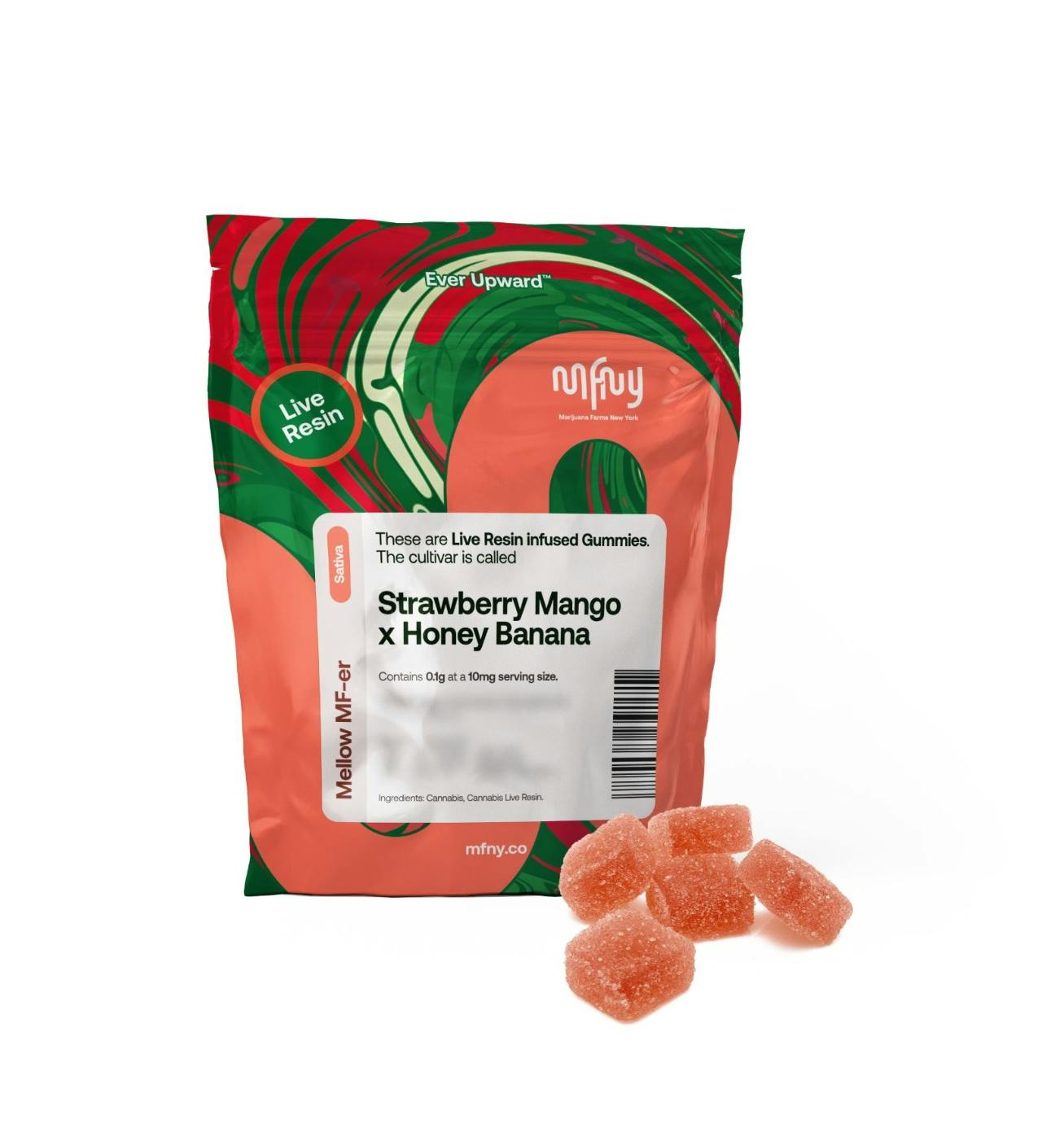 MFNY | Strawberry Mango x Honey Banana | Live Rosin | 100mg | 10ct