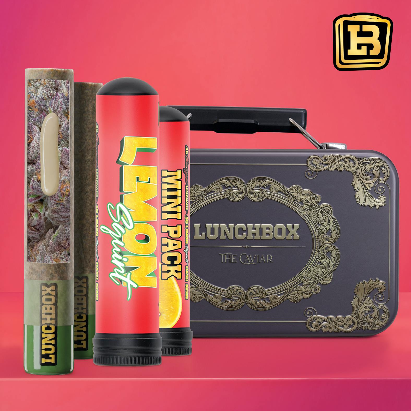 LunchBox 2.4g Infused Pre-Roll 2pk - Cherryzona Lemonade x Lemon Squirt