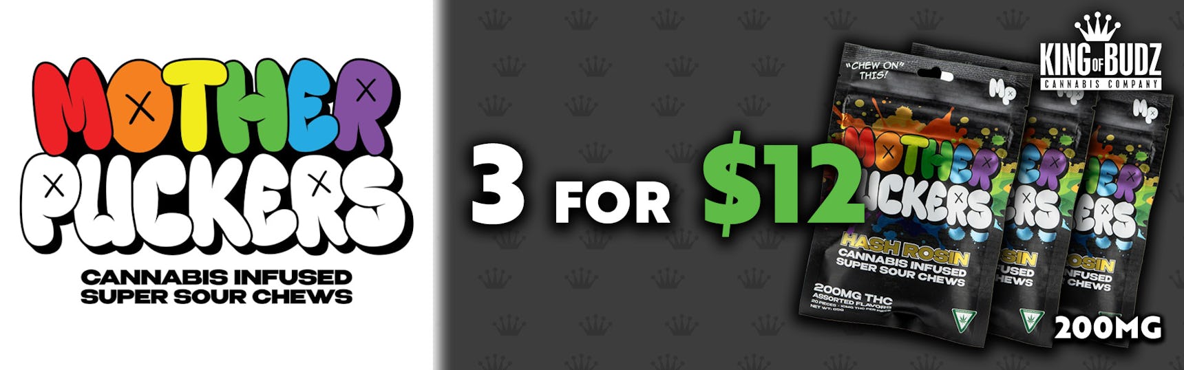 Mother Puckers OG 200mg Edibles