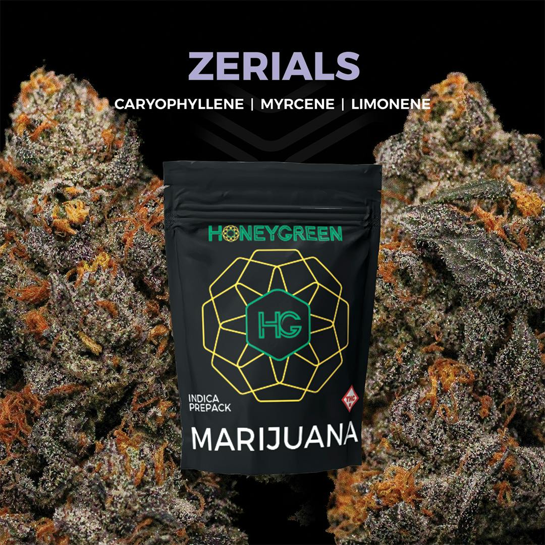Honey Green: Flower | Zerials | 3.5g | CODES - Sedalia (Broadway Blvd)