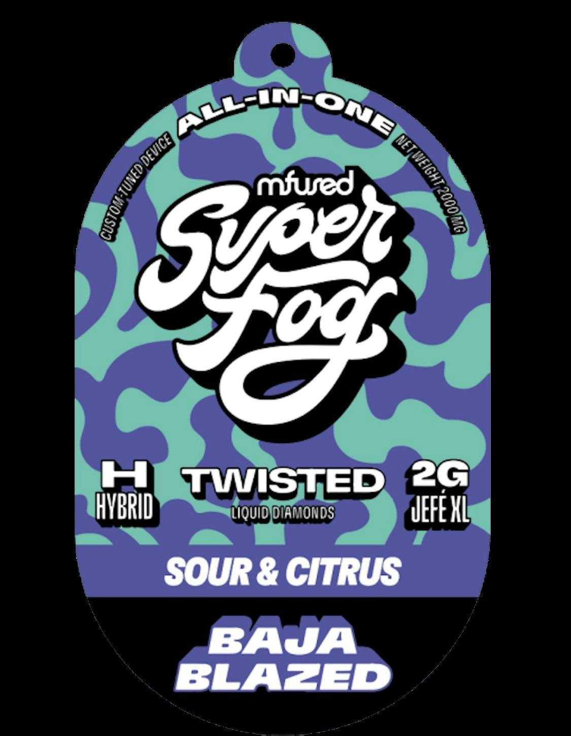 Mfused Twisted | Baja Blazed | Disposable Vape | 2g