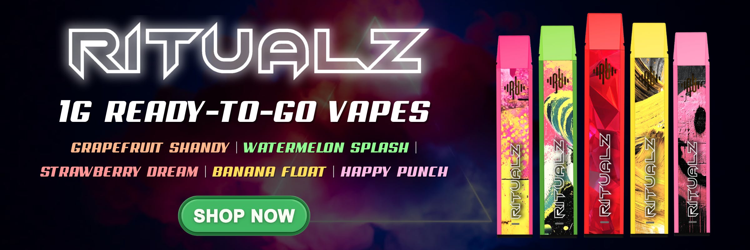 Ritualz 1G Flavorful Ready-To-Go Disposable Vapes - Available now at Resinate Worcester! 