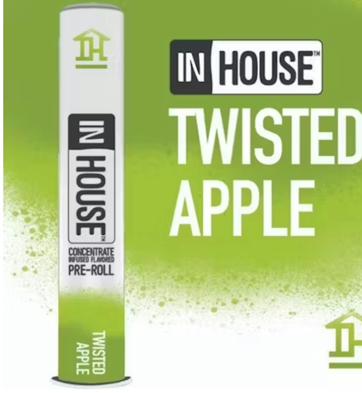 Photo of Twisted Apple .75g Infused Pre-Roll InHouse
