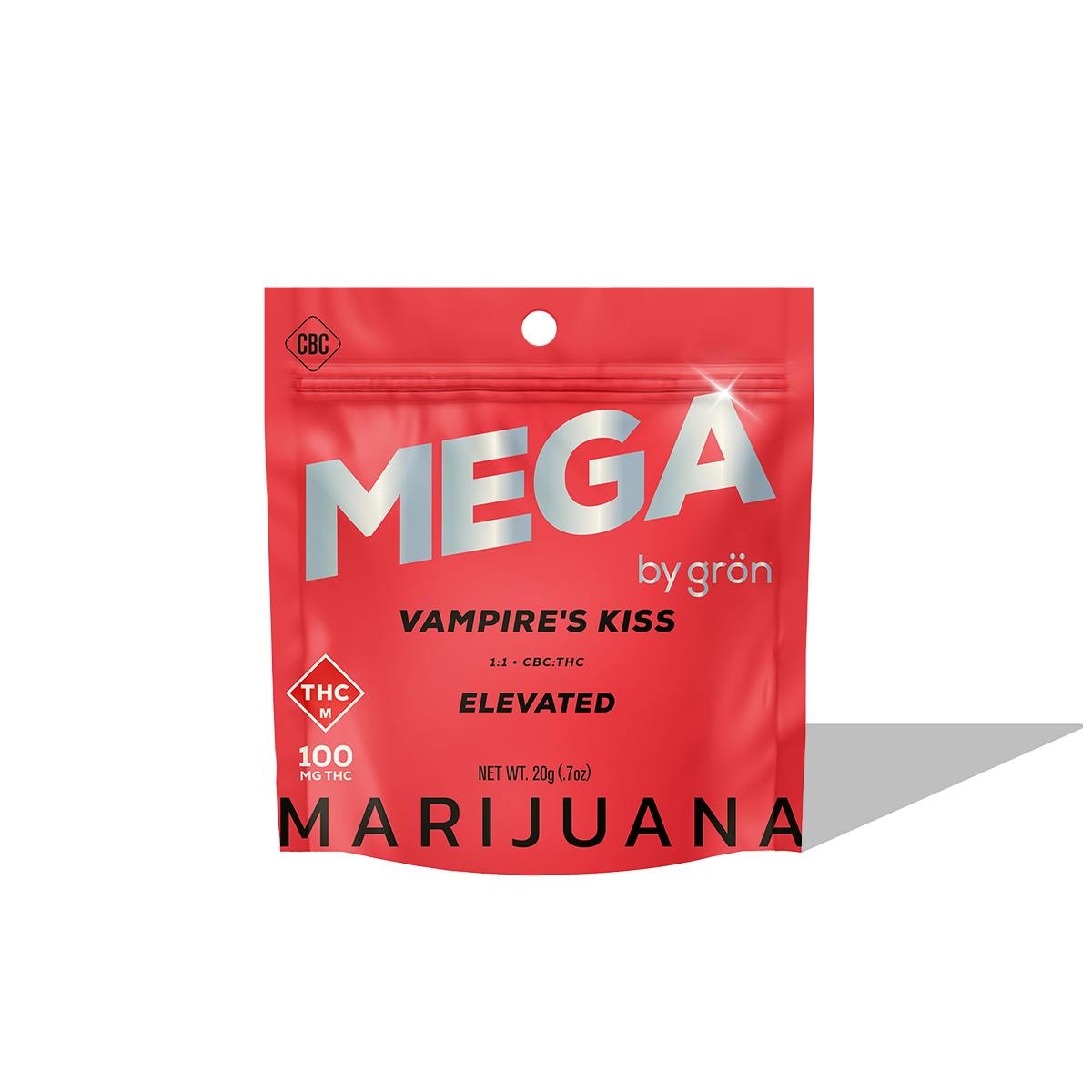 Photo of 1:1 Vampire’s Kiss Mega – CBC/THC – Sativa