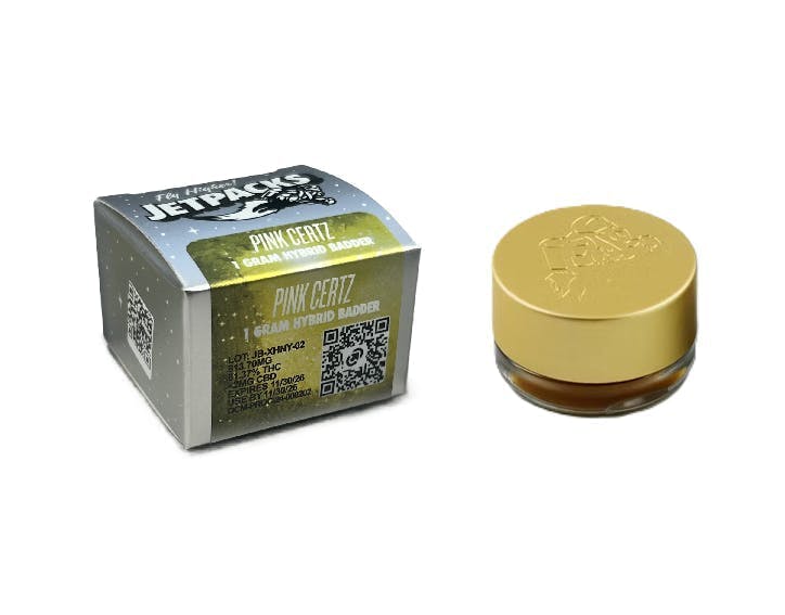 Jetpacks | Pink Certz | Badder | 1g