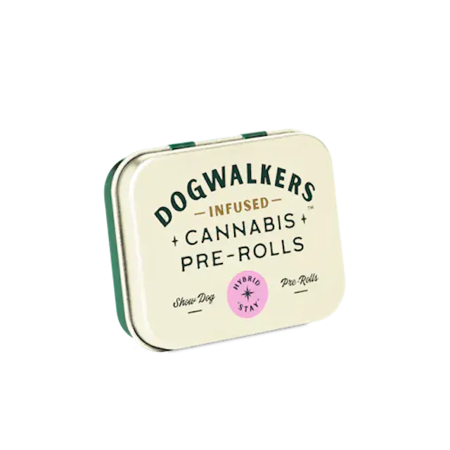 Dogwalkers Infused Pre-Roll Pack Afternoon Delight #4 5pk/2.25g (hybrid, infused pre roll packs)