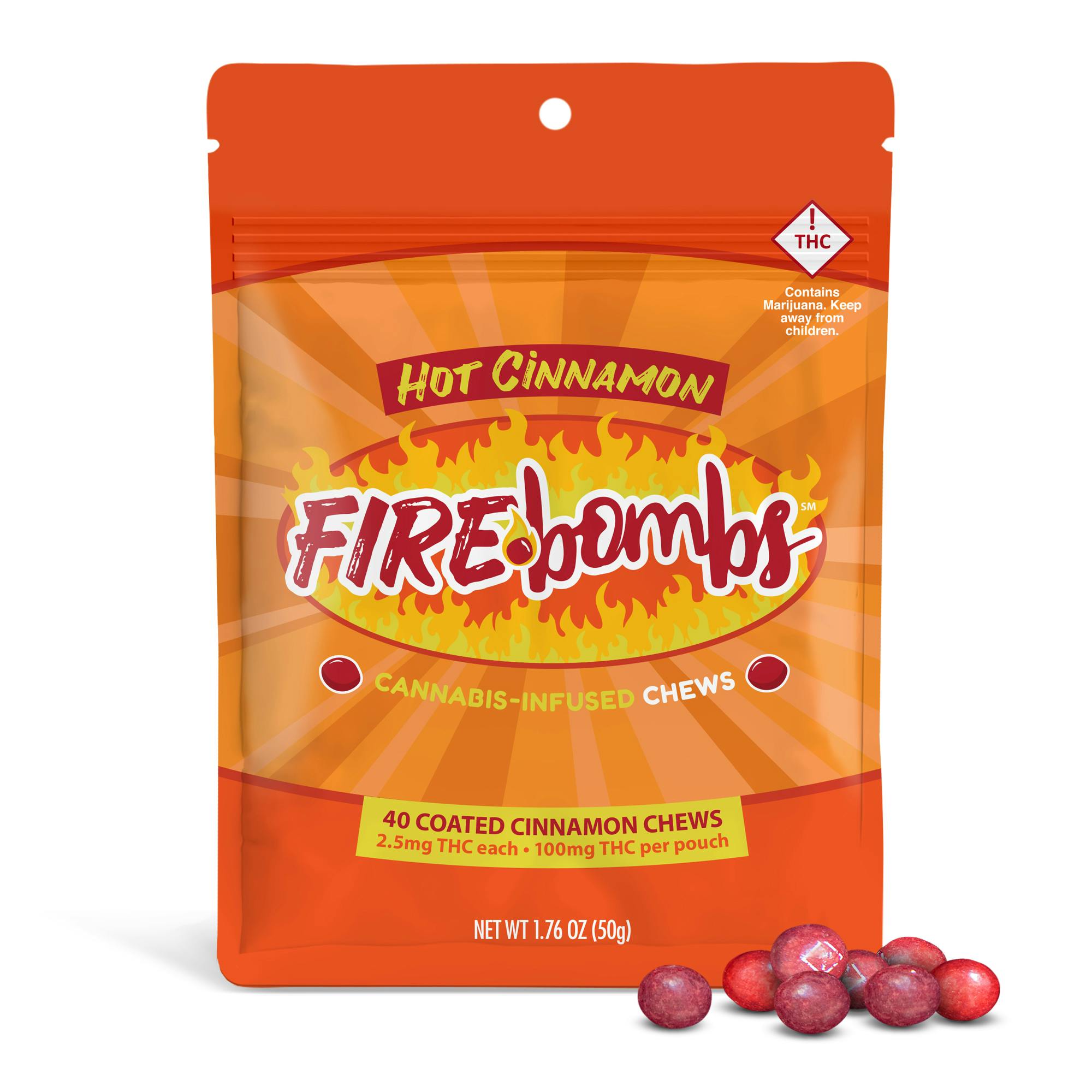 Photo of Fire Bombs Hot Cinnamon (40pk / 100mg THC)