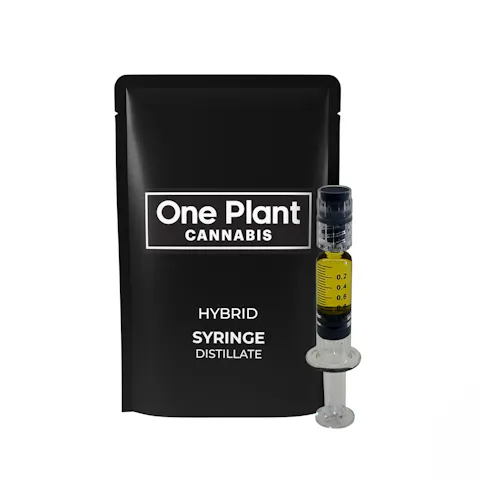 Funnel Cake Distillate Syringe, as One Plant's menu shows it