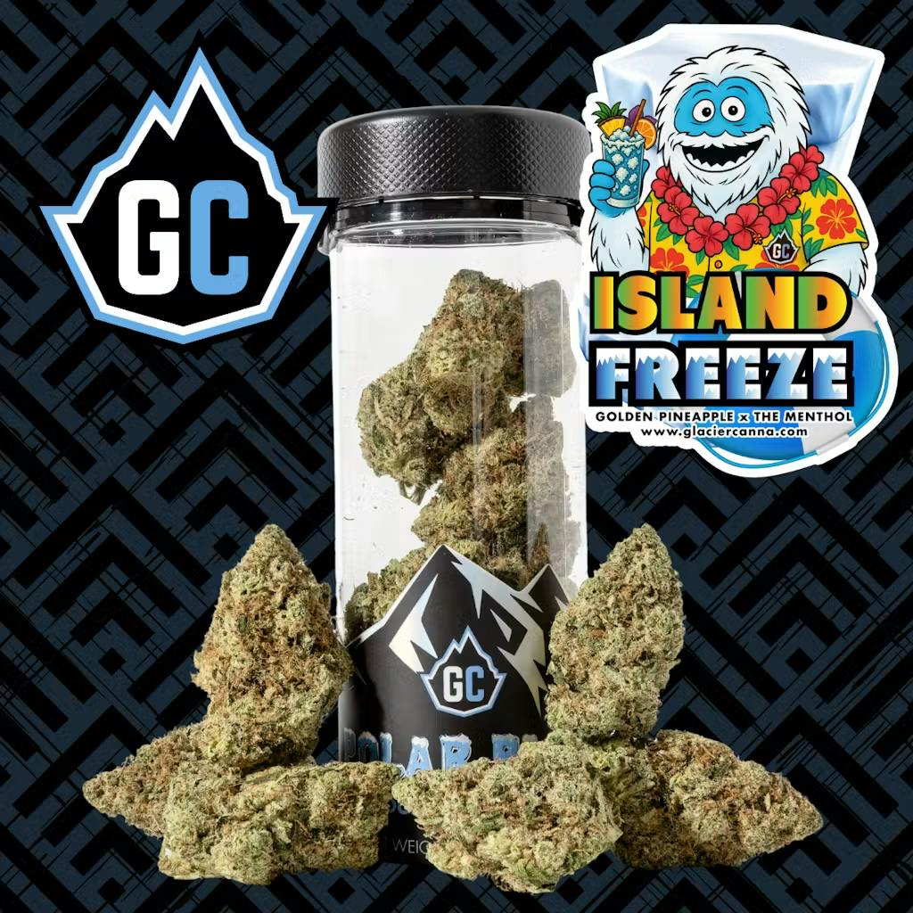 Glacier - 14g Prepack Jar - Island Freeze