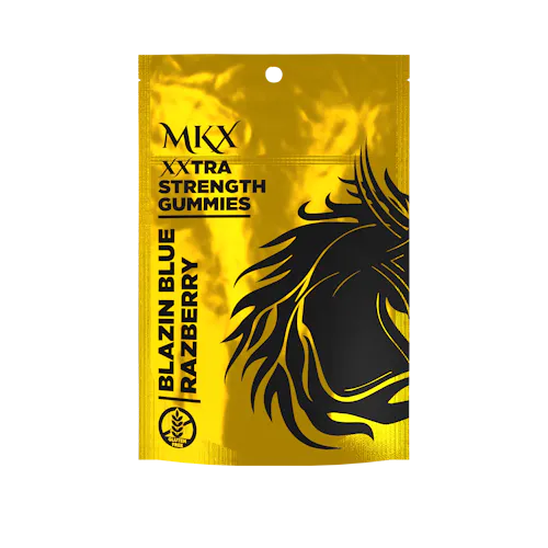 MKX Gummies 200mg – BLAZIN BLUE RAZPBERRY-active