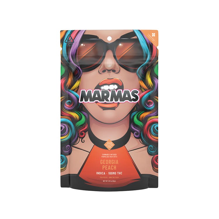 Marmas:  Hybrid Georgia Peach - 10pk 100mg