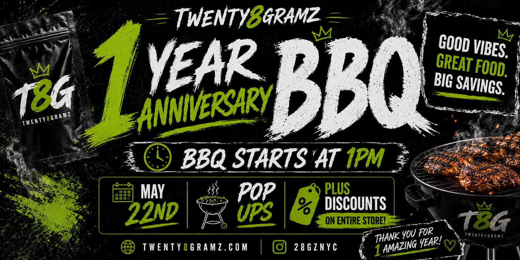 Twenty8gramz Menu