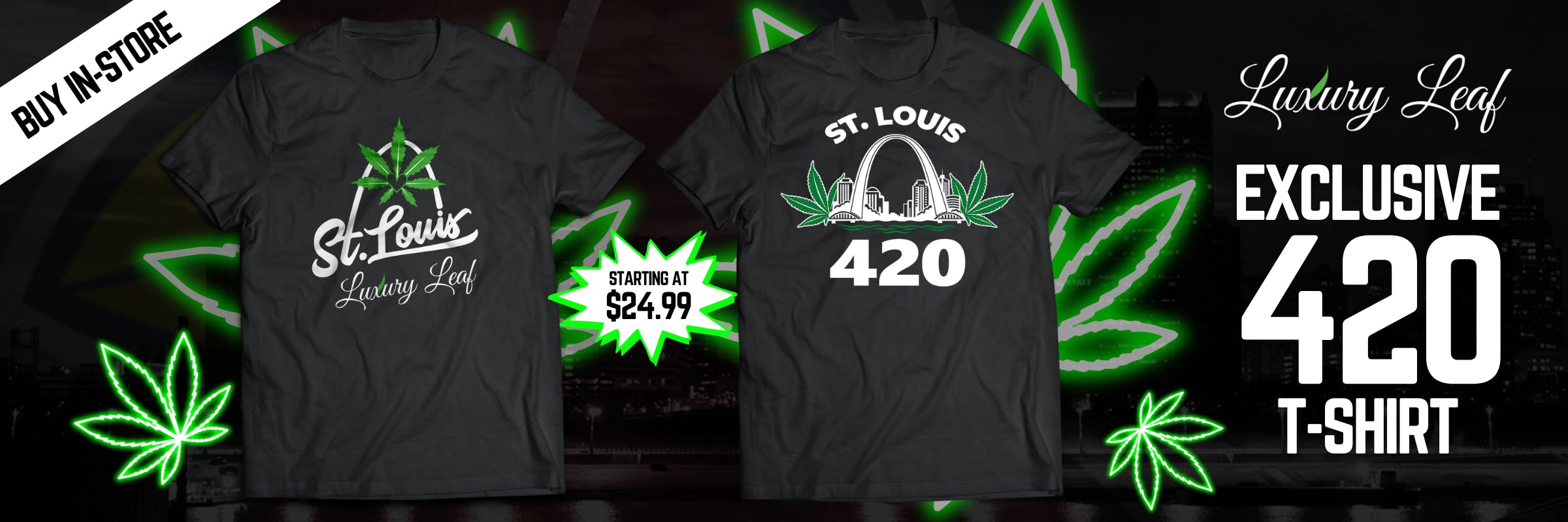 Luxury Leaf 420 T-Shirt