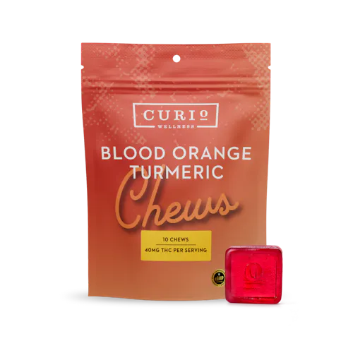 Curio 40mg Blood Orange Turmeric Chews /400mg-1
