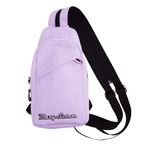 Smell Proof Over-the-Shoulder Bag | Pink/Purple-1