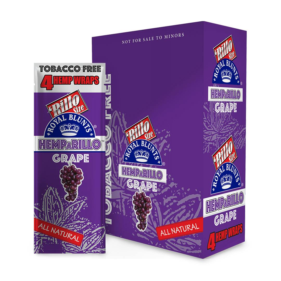 Hemparillo Wraps - 4pk Hemp Wraps - **GRAPE**