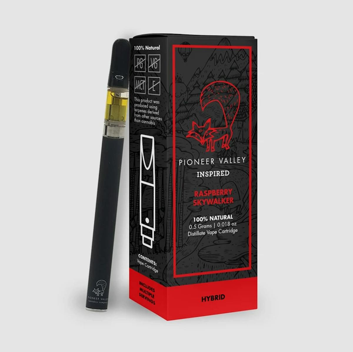 Raspberry Skywalker OG Cartridge 1g Vaporizers | Pioneer Valley |