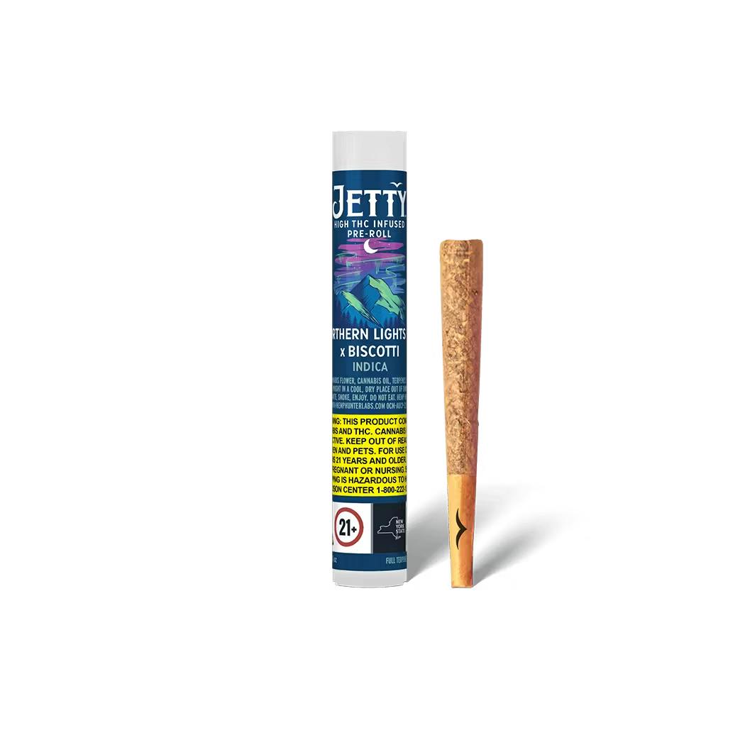 Photo of Jetty | Pre-Roll | Northern Lights #5 x Biscotti | 1g Infused