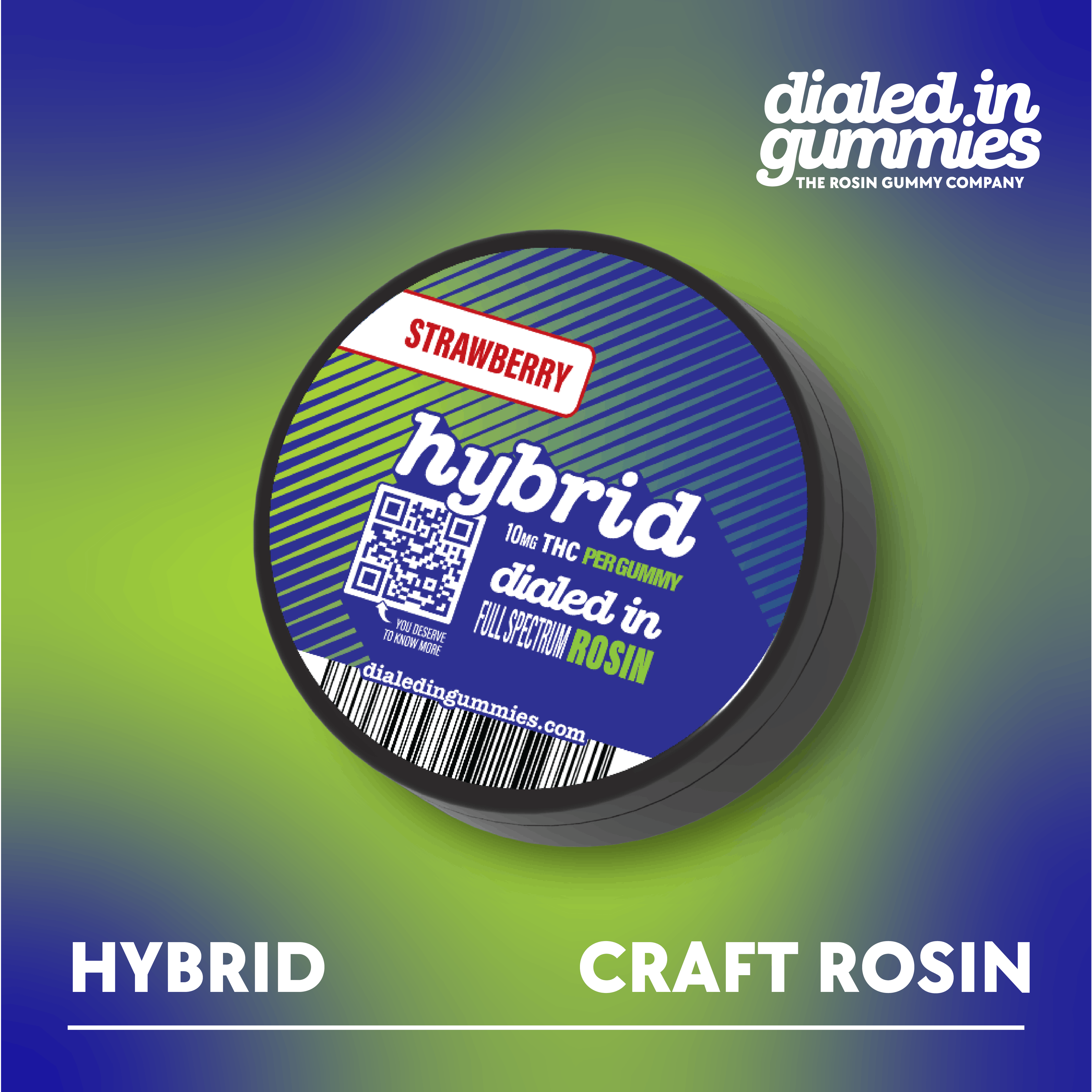 Product Hula Berry - Rosin Gummies - 100MG