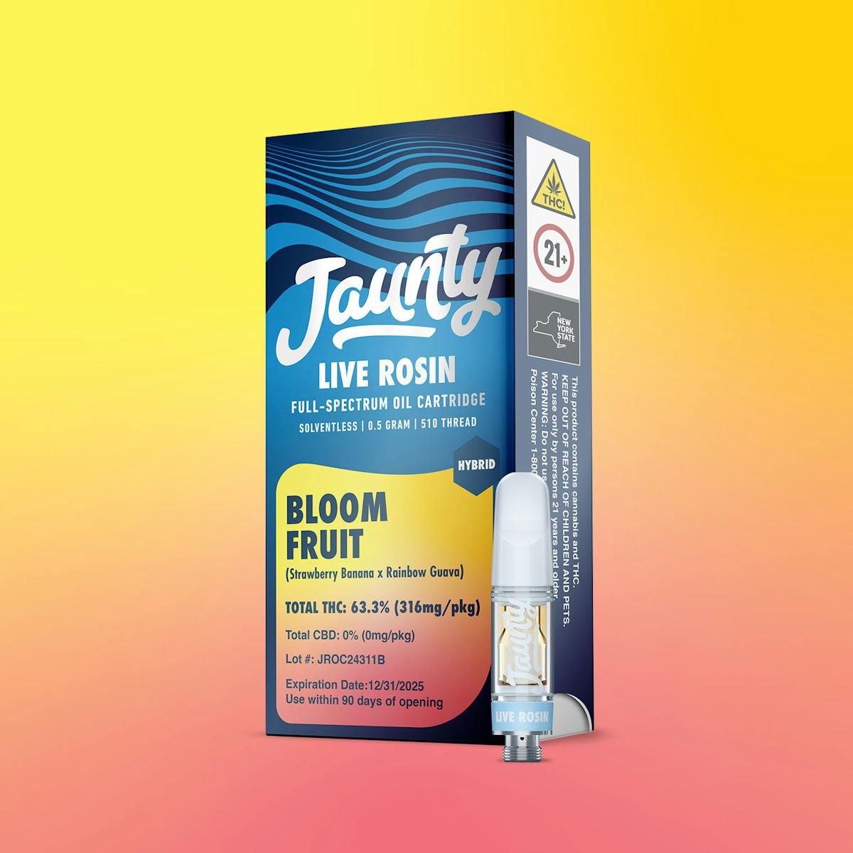 Image of Bloomfruit Live Rosin Vape Cart