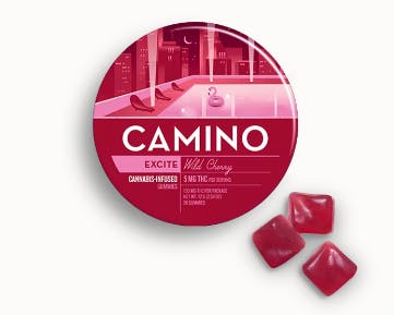 Camino Edibles Exhilarate Wild Cherry 1:1:1 (THC:CBC:CBG)