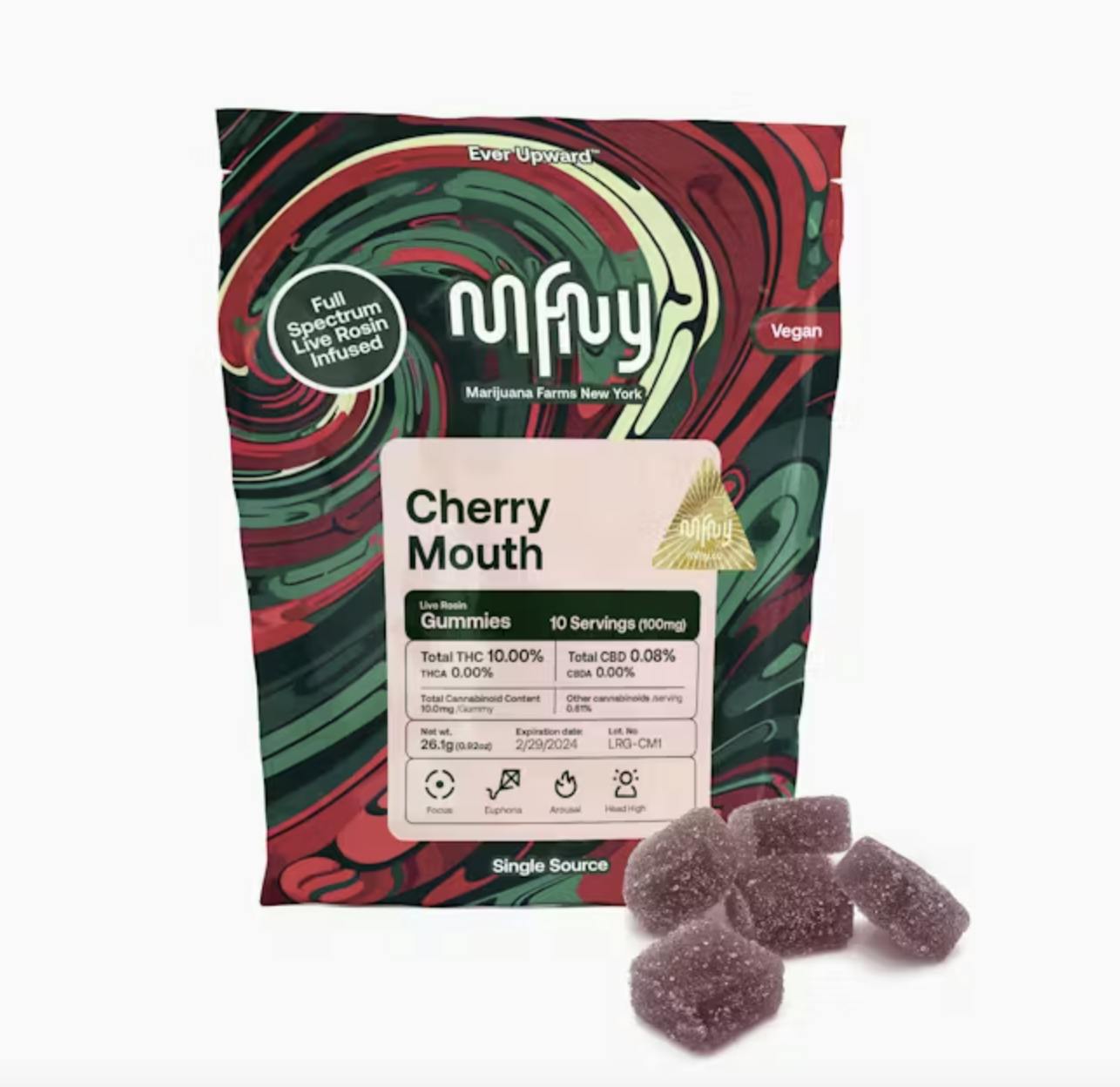 Cherry Mouth | Live Rosin Gummies-2