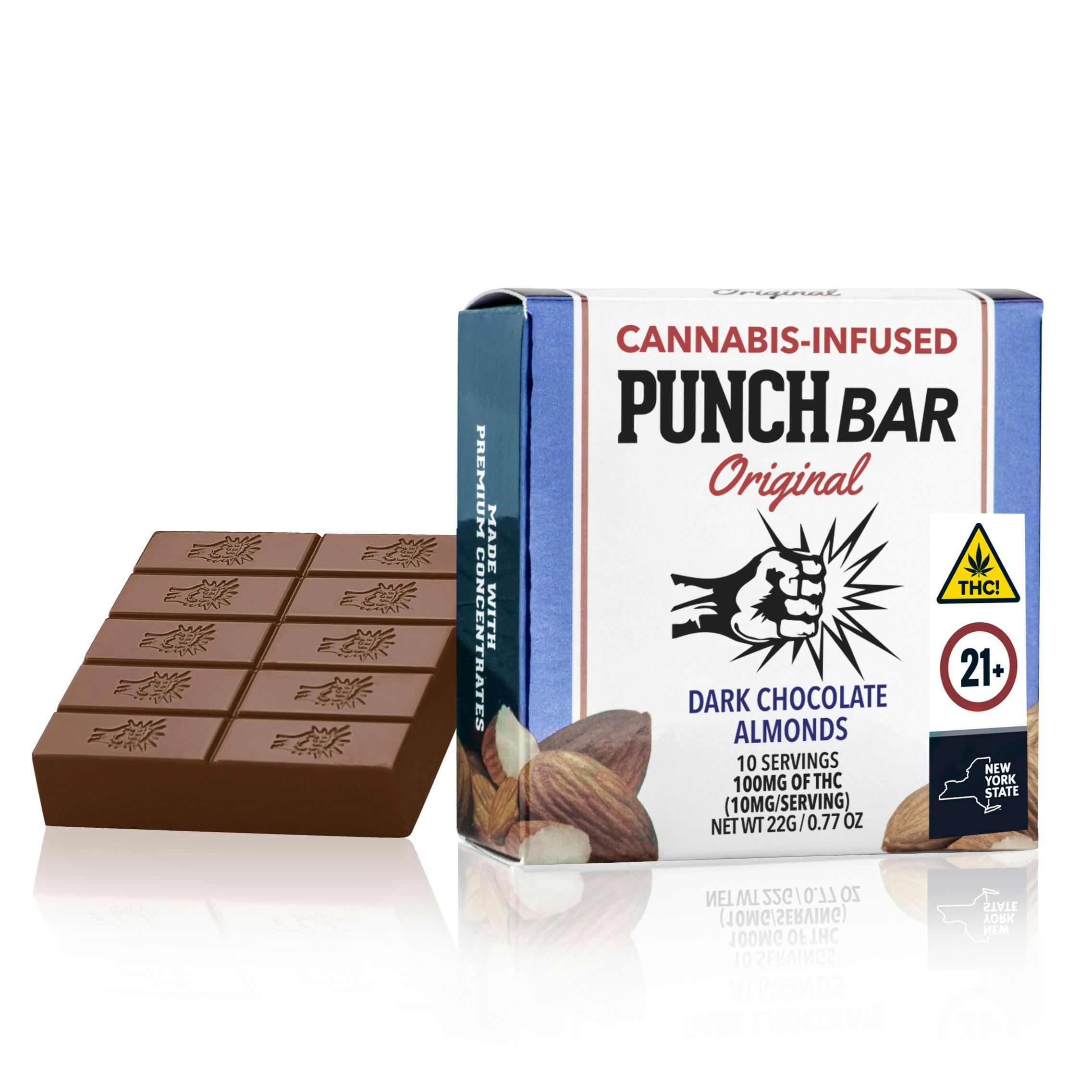 Dark Chocolate Almond - 100mg