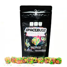 Spacebuds Moon Bites - 100mg Live Rosin Nerded Gummies - Strawberry Slushie