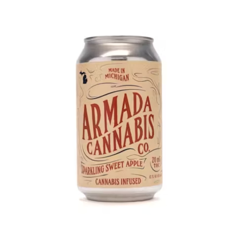Armada Cannabis 20mg Sparkling Drink Sweet Apple Cider
