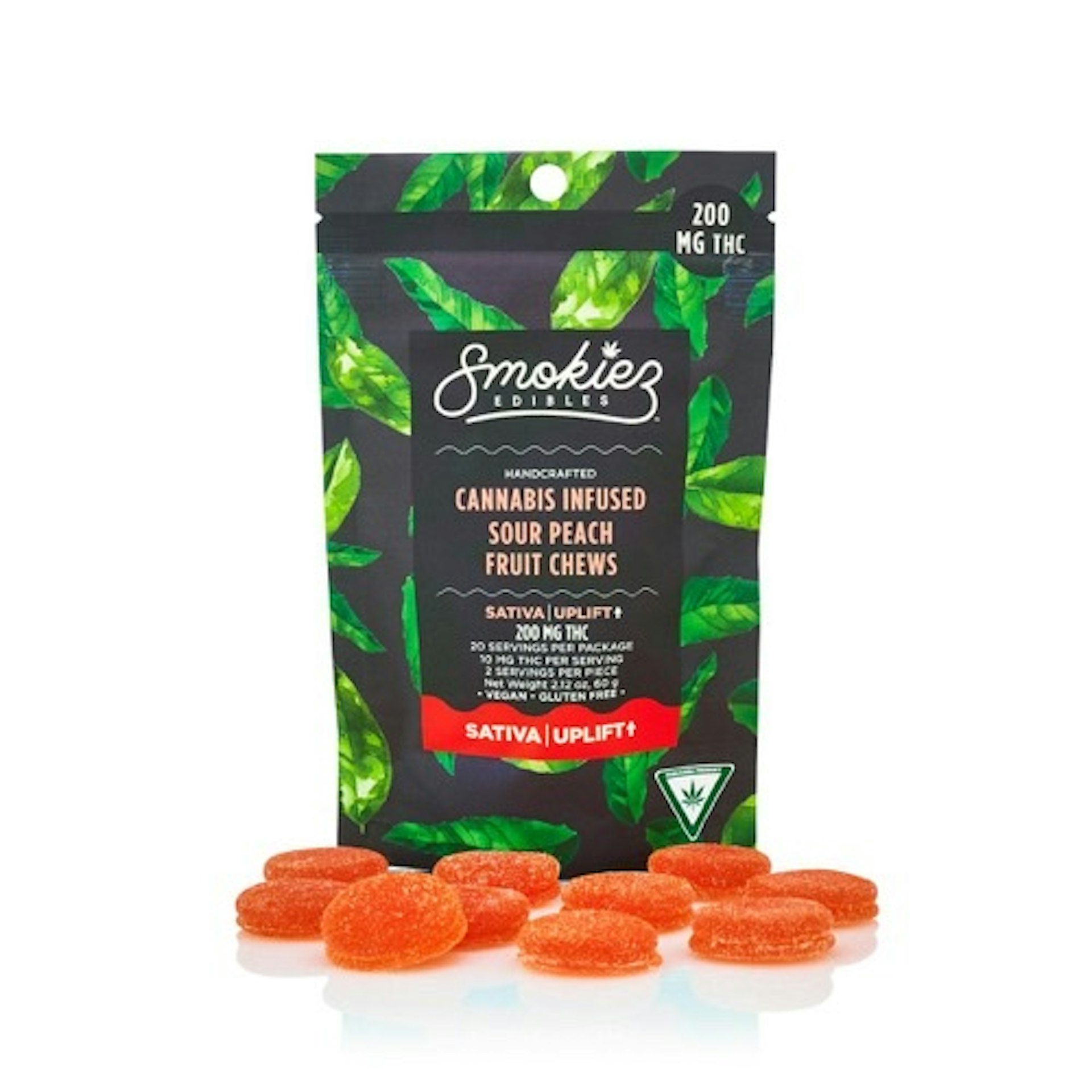 Smokiez - Sour Peach 200mg Gummies