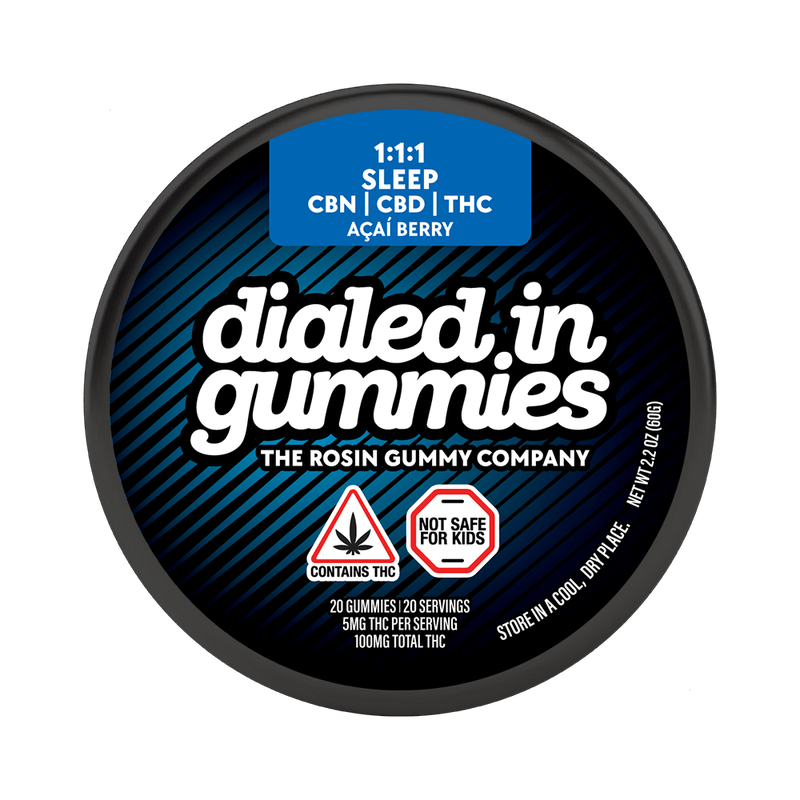 Product Acai Berry 1:1:1 (THC/CBD/CBN) - Rosin Gummies - 100MG