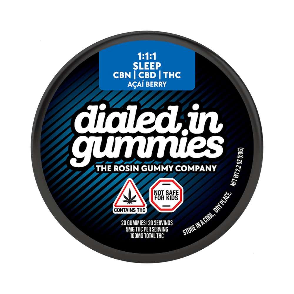 Product Acai Berry 1:1:1 (THC/CBD/CBN) - Rosin Gummies - 100MG