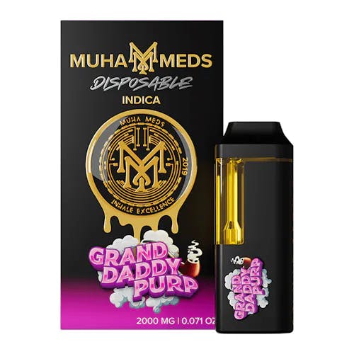 Muha Meds - 2g Disposable - Grand Daddy Purp