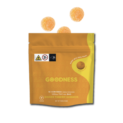 Photo of I AM GOODNESS Ginger Gummies 100 mg