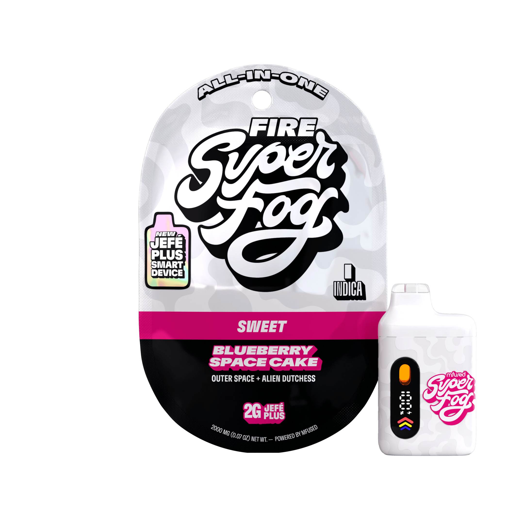 FIRE Liquid Diamonds 2g Jefé Plus - Blueberry Space Cake