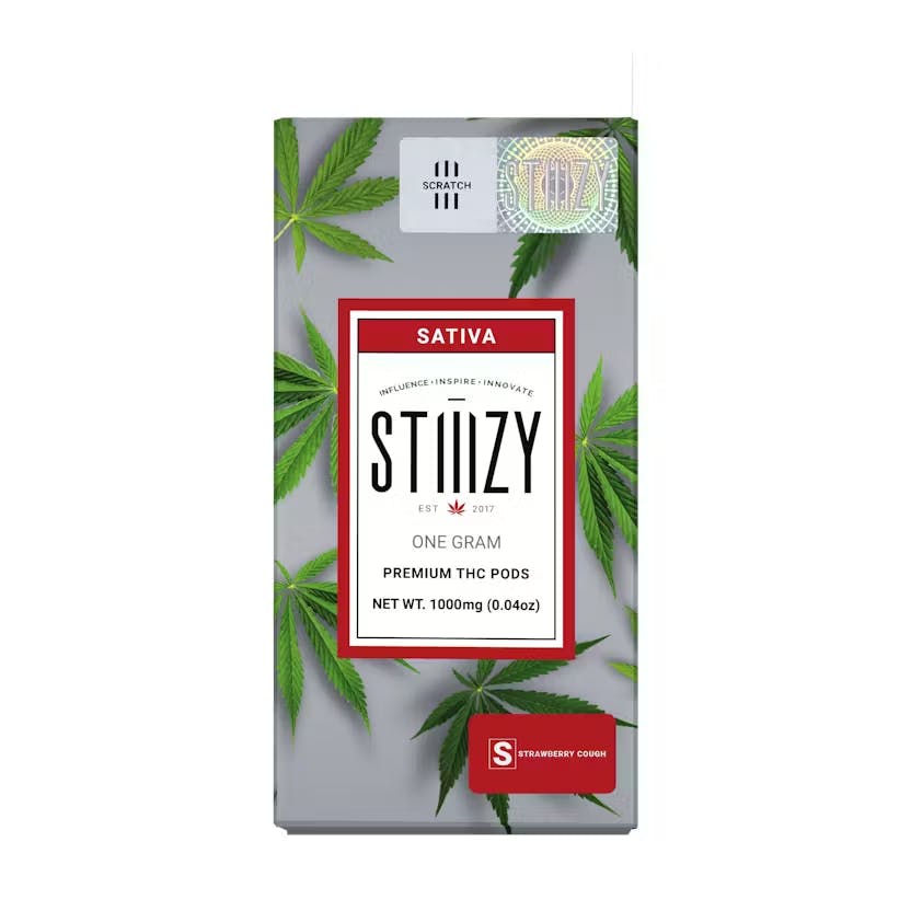 Product Stiiizy - Strawberry Cough - 1g - Pod